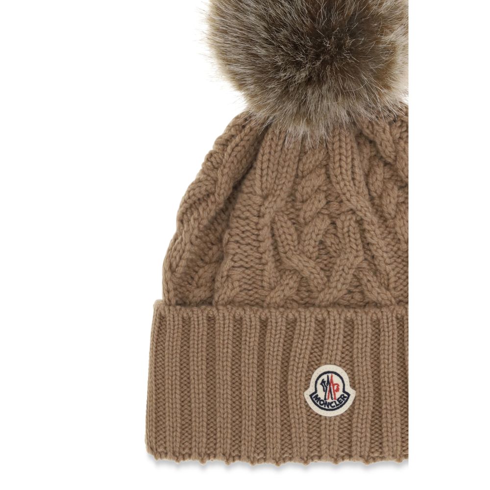 Brown Wool Oves Aries Beanie