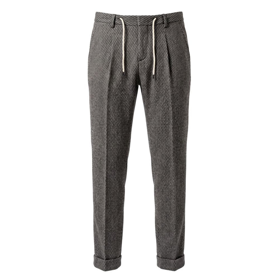 Black Rayon Men Pant