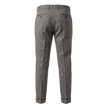 Black Rayon Men Pant