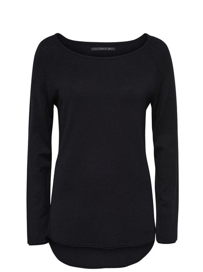Black Polyamide Sweatshirt