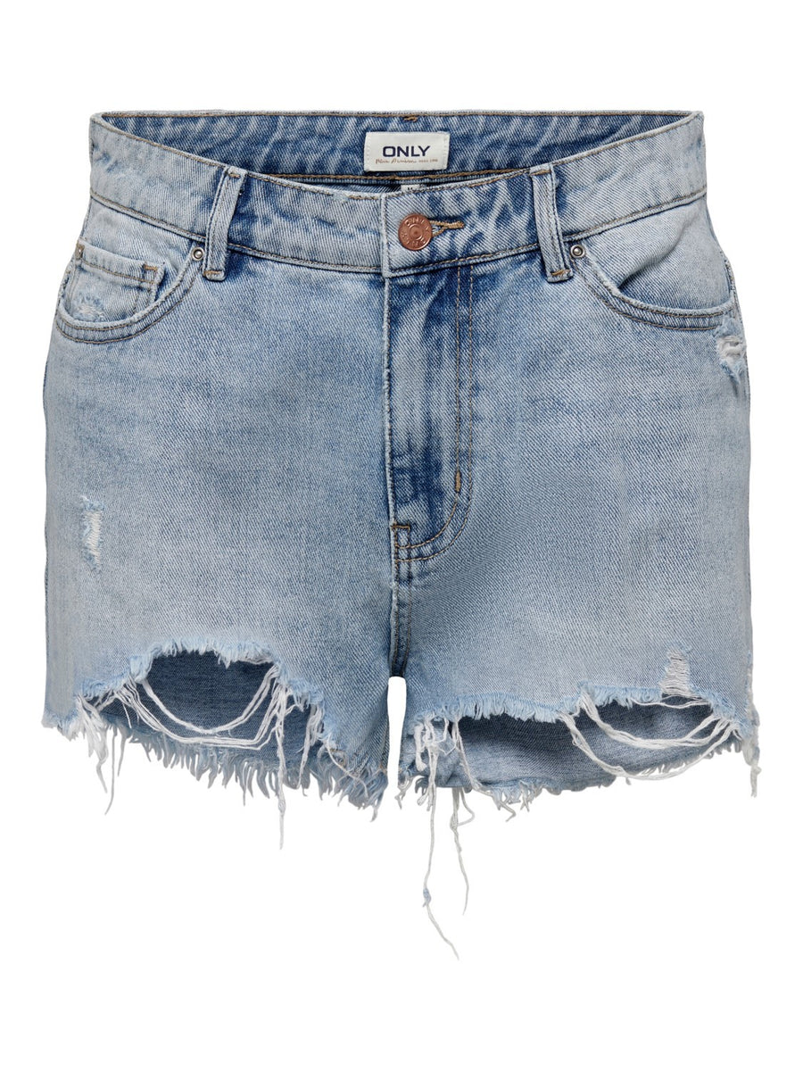 Blue Denim Shorts