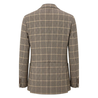 Beige Nylon Men Jacket