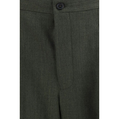 Bicolor Wool Oves Aries Casual Pants