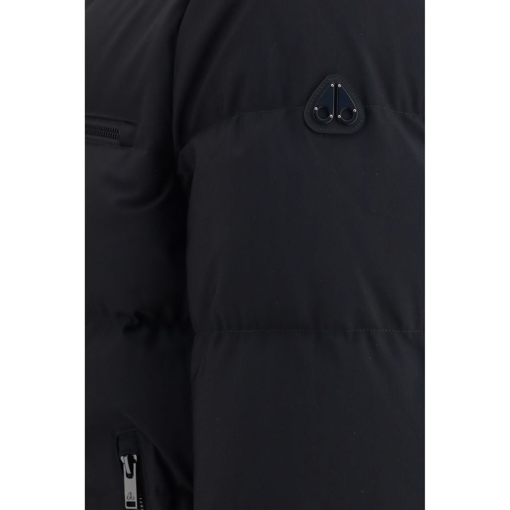 Black Nylon Full-Length Jacket