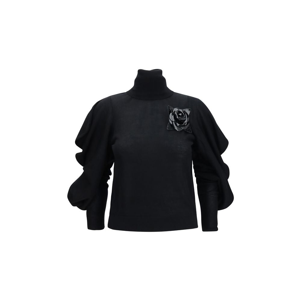 Black Wool Oves Aries Turtleneck