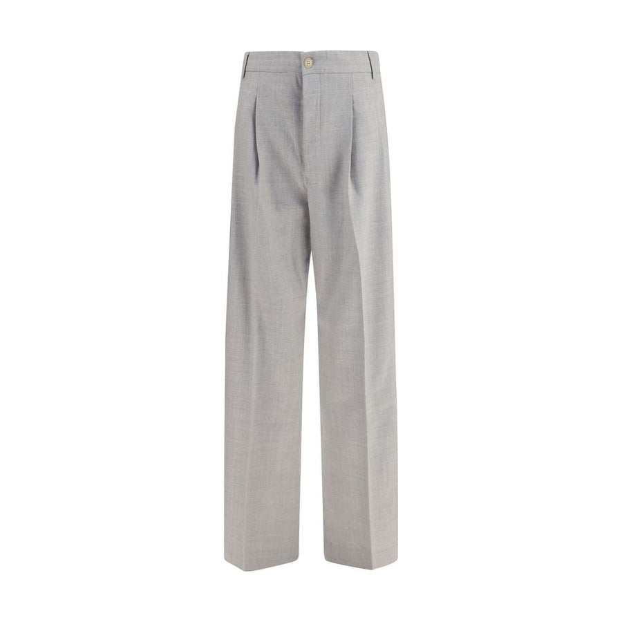 Gray Wool Oves Aries Casual Pants