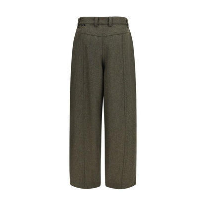 Bicolor Wool Oves Aries Casual Pants