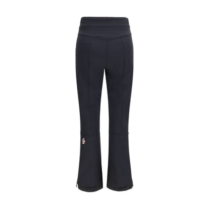 Black Polyester Athletic Pants