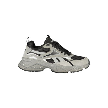 Gray Polyester Men's Sneaker