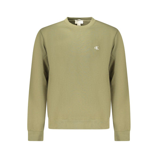 Green Cotton Men's Sweatshirt