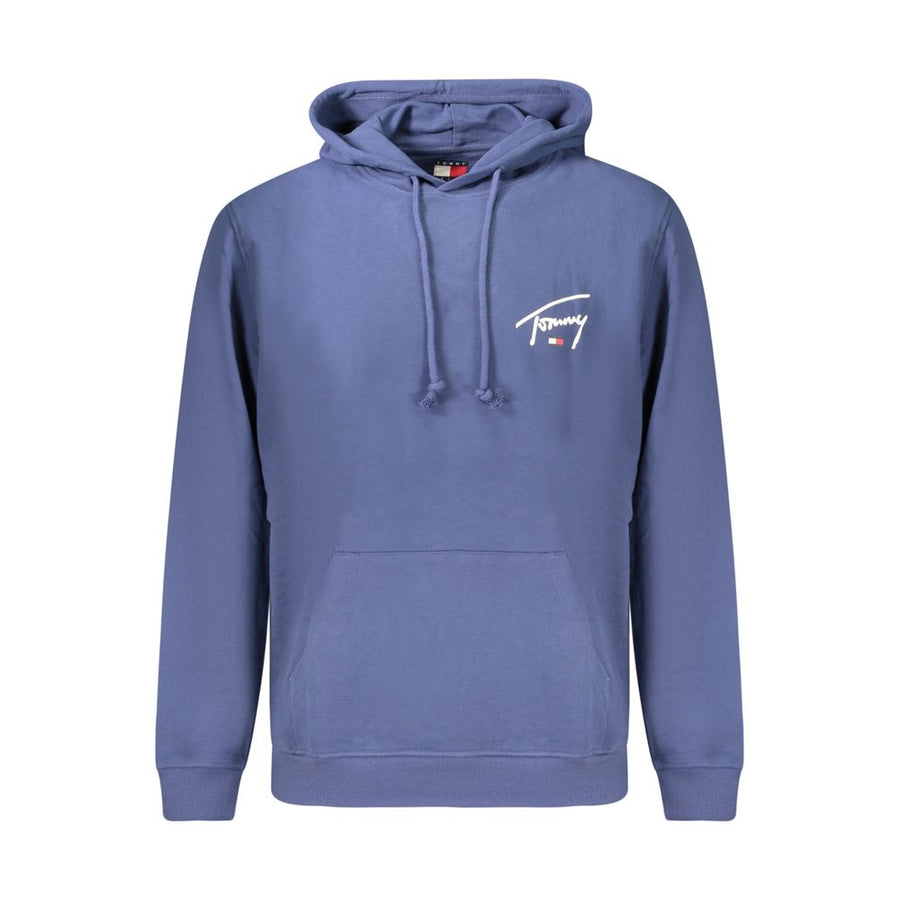 Blue Cotton Mens Sweatshirt
