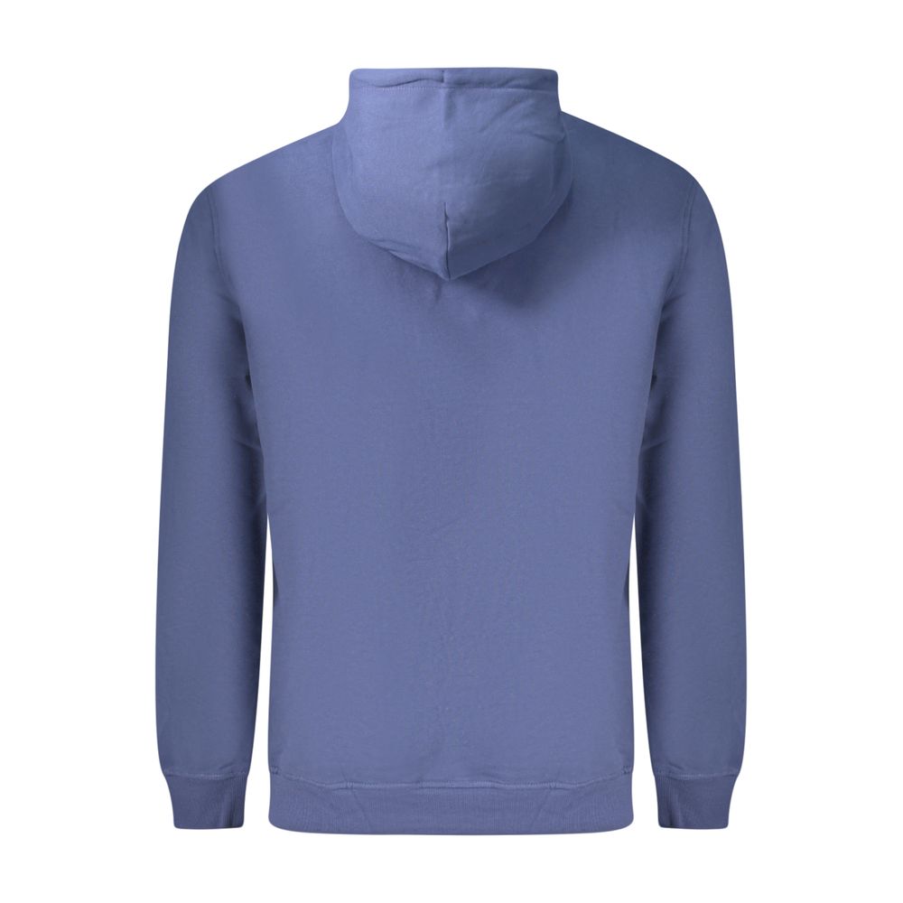 Blue Cotton Mens Sweatshirt