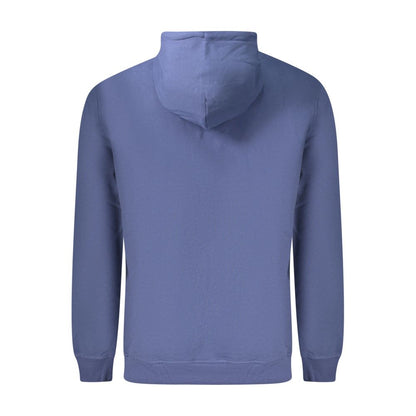 Blue Cotton Mens Sweatshirt
