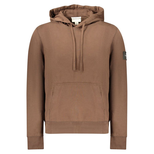 Brown Cotton Men's Sweatshirt