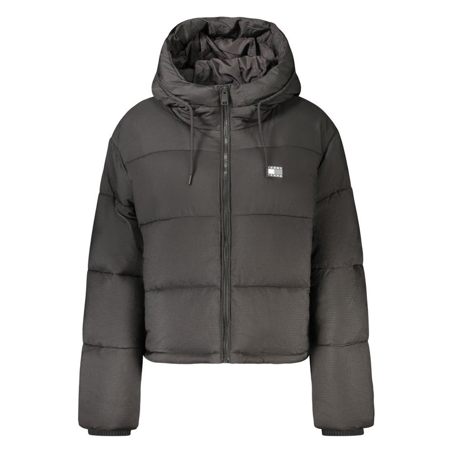 Black Polyester Women's Jacket