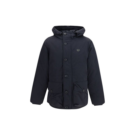 Black Recycled Polyamide Parka