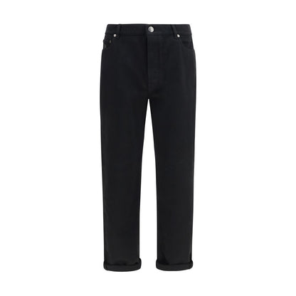 Black Cotton Jeans Denim