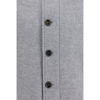 Gray Goose Down Full-Length Jacket