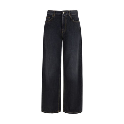 Black Cotton Jeans Denim