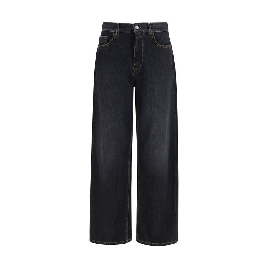 Black Cotton Jeans Denim