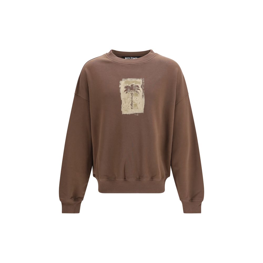 Brown Cotton Sweatshirt