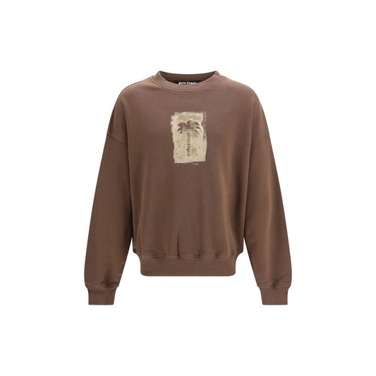 Brown Cotton Sweatshirt