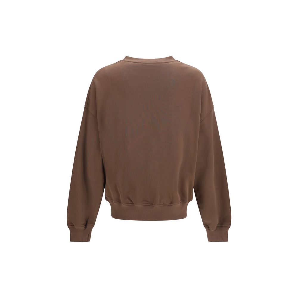 Brown Cotton Sweatshirt
