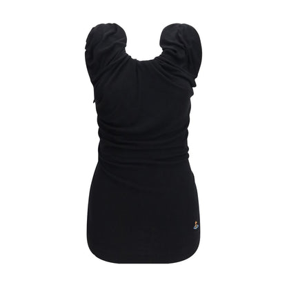 Black Viscose Shortsleeve Shirt
