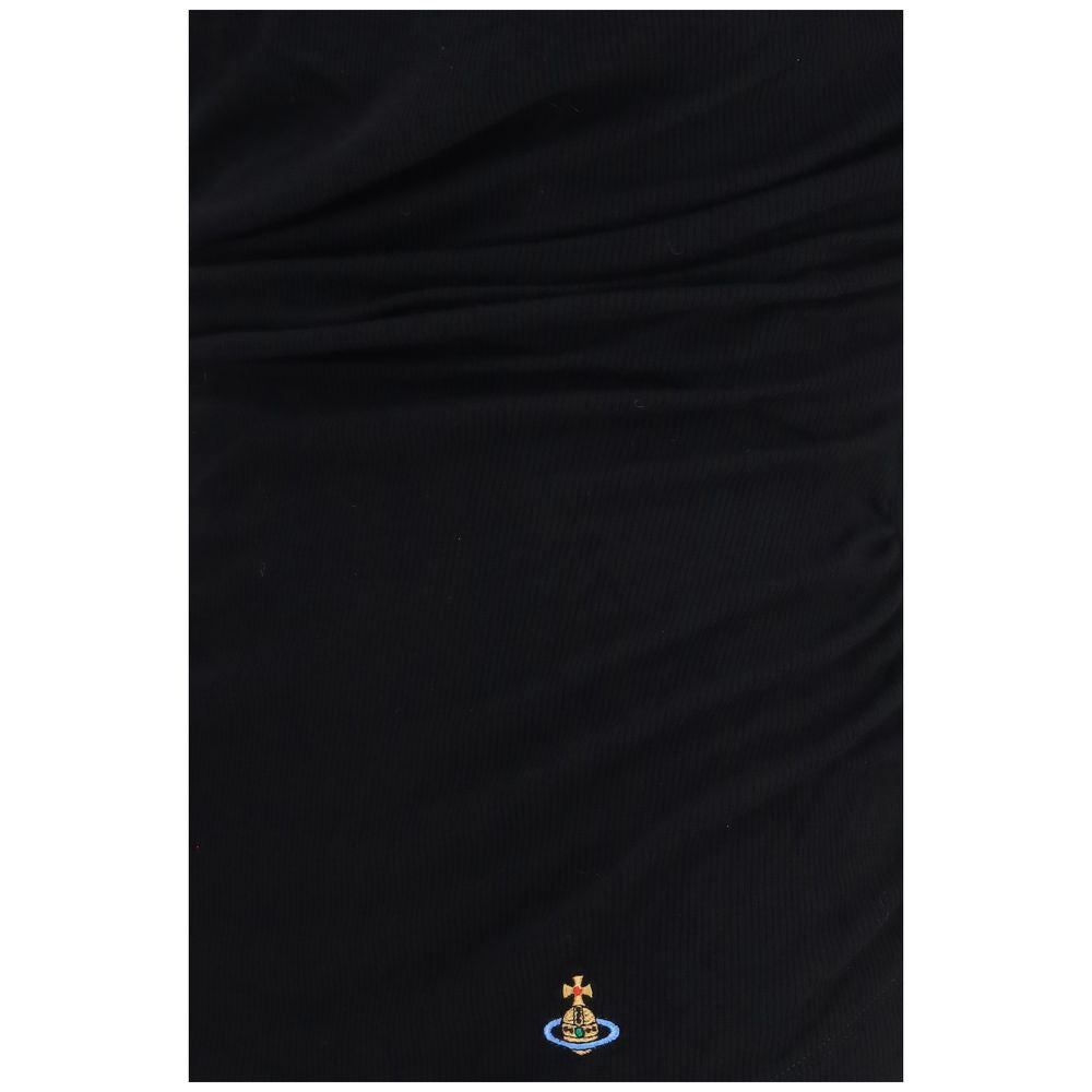 Black Viscose Shortsleeve Shirt