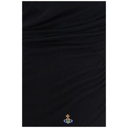 Black Viscose Shortsleeve Shirt