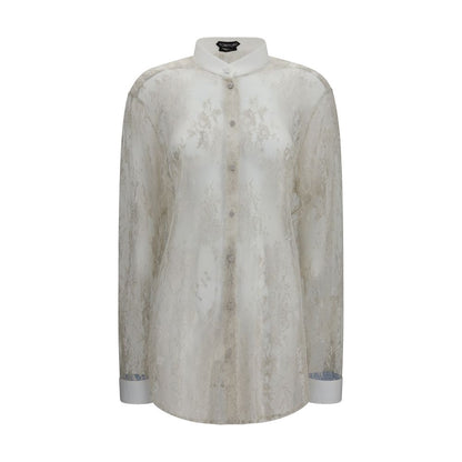 Beige Polyamide Blouse
