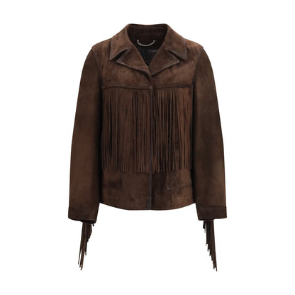 Brown Suede Leather Leather Jacket