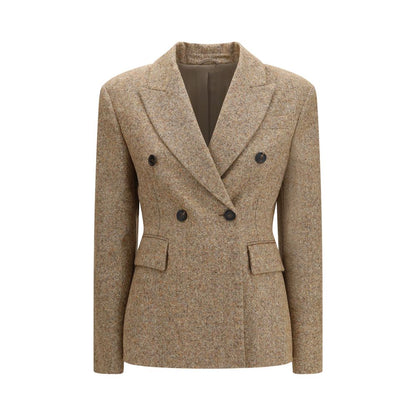 Beige Wool Oves Aries Full-Length Jacket