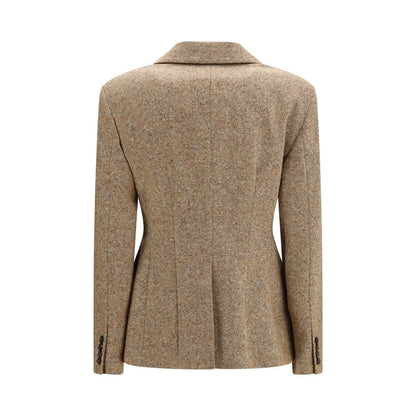 Beige Wool Oves Aries Full-Length Jacket
