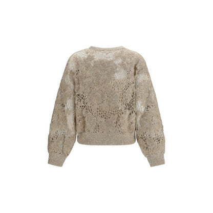 Beige Mohair Sweatshirt