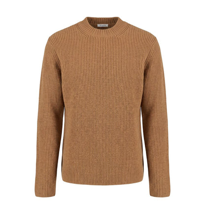 Brown Wool Men Sweater