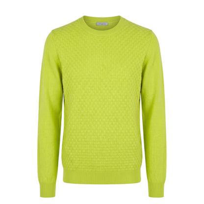 Green Wool Men's Sweater