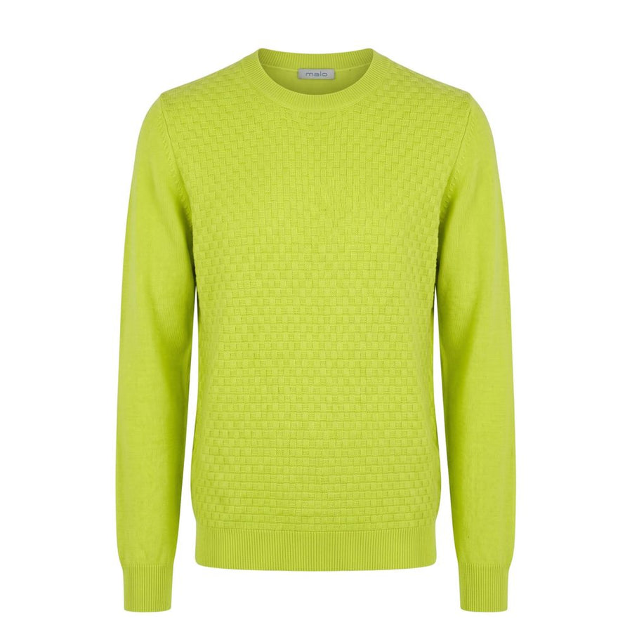 Green Wool Men's Sweater