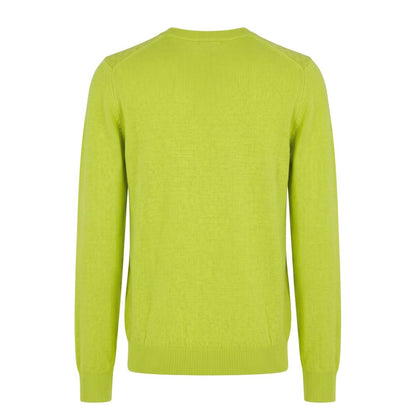 Green Wool Men's Sweater