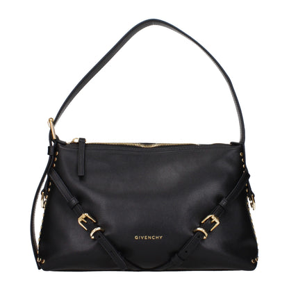 Black Leather Shoulder Bag