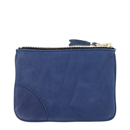Blue Leather Wallet