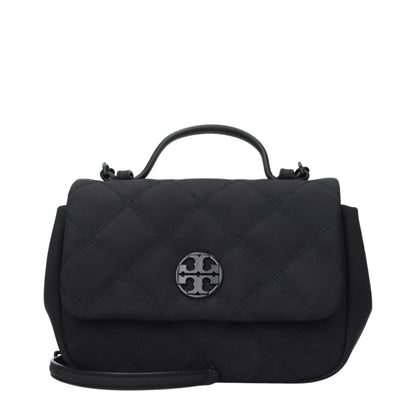 Black Fabric Handbag