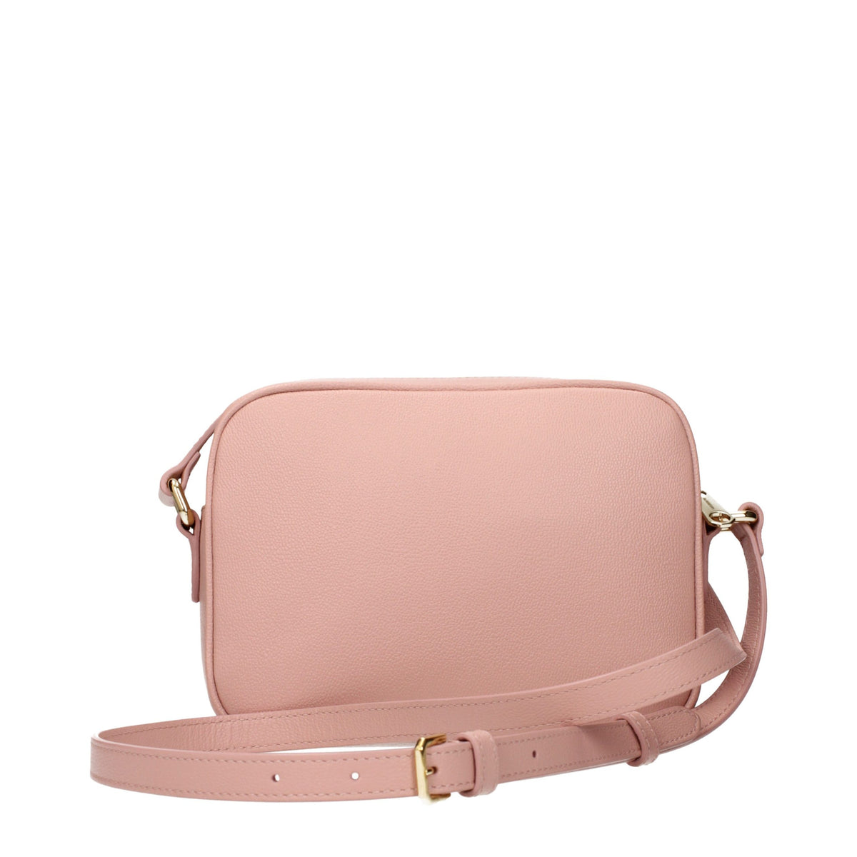 Pink Leather Crossbody Bag