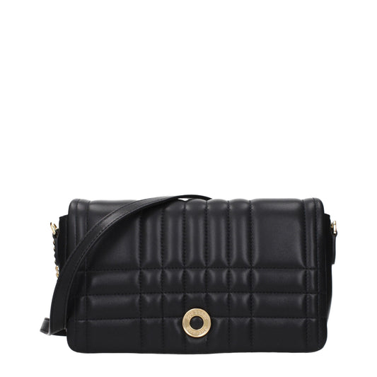 Black Leather Crossbody Bag
