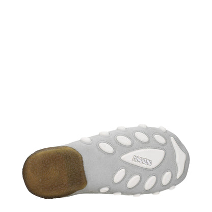 Beige Leather Sneakers