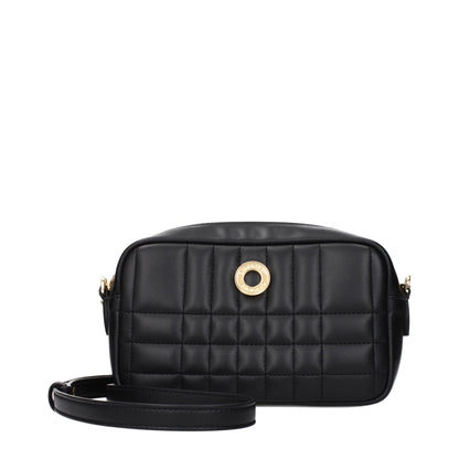 Black Leather Crossbody Bag
