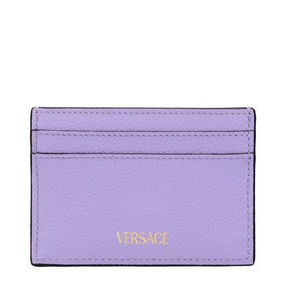 Purple Leather Cardholder