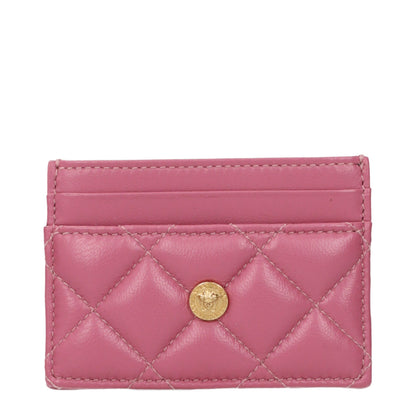 Pink Leather Cardholder