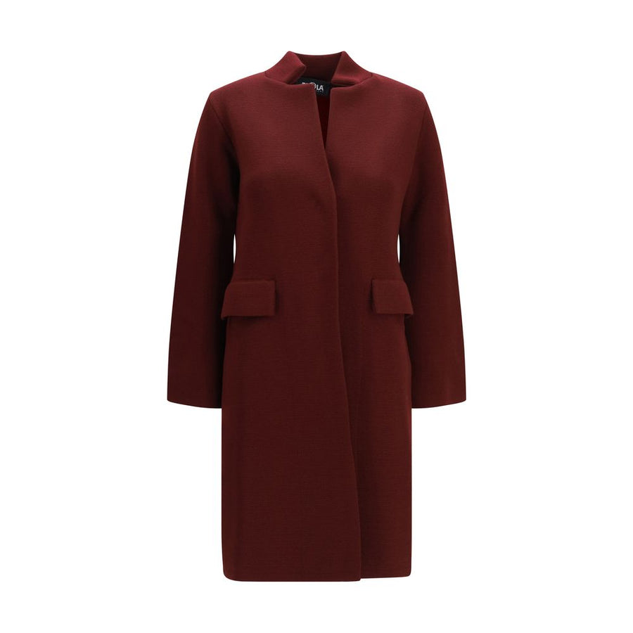 Bordeaux Wool Oves Aries Coat