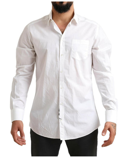 White Cotton Dress Shirt